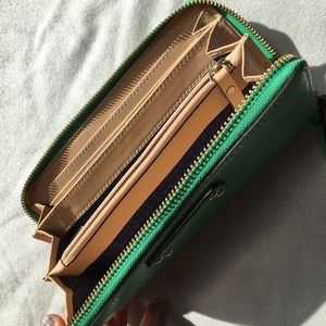Kate Spade Accordion Wallet Kelly Green